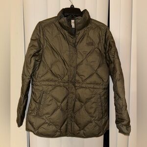 The North Face Sage Green Quilted Jacket